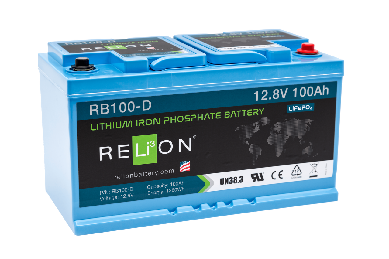 Batterie LITHIUM Fer Phosphate (LiFePO4) 12.8V 100ah Power Battery L5